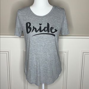Gray Bride T-Shirt Size Medium